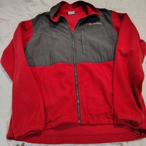Columbia Men's Performance Jacket in Red and Gray